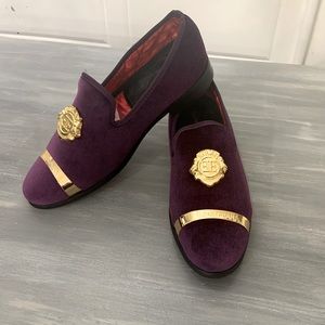 Men's Velvet Loafers Dress Shoes